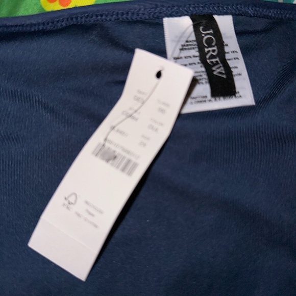 J Crew High-Waist bottom Hallie deep ultramarine embellished NWT size 2XL - Picture 6 of 6